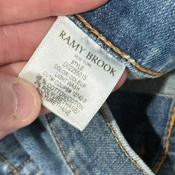 Ramy Brook Cindy High Rise Flare Jeans Size 30 Button Fly Light Wash NWT $245 - Picture 5 of 12